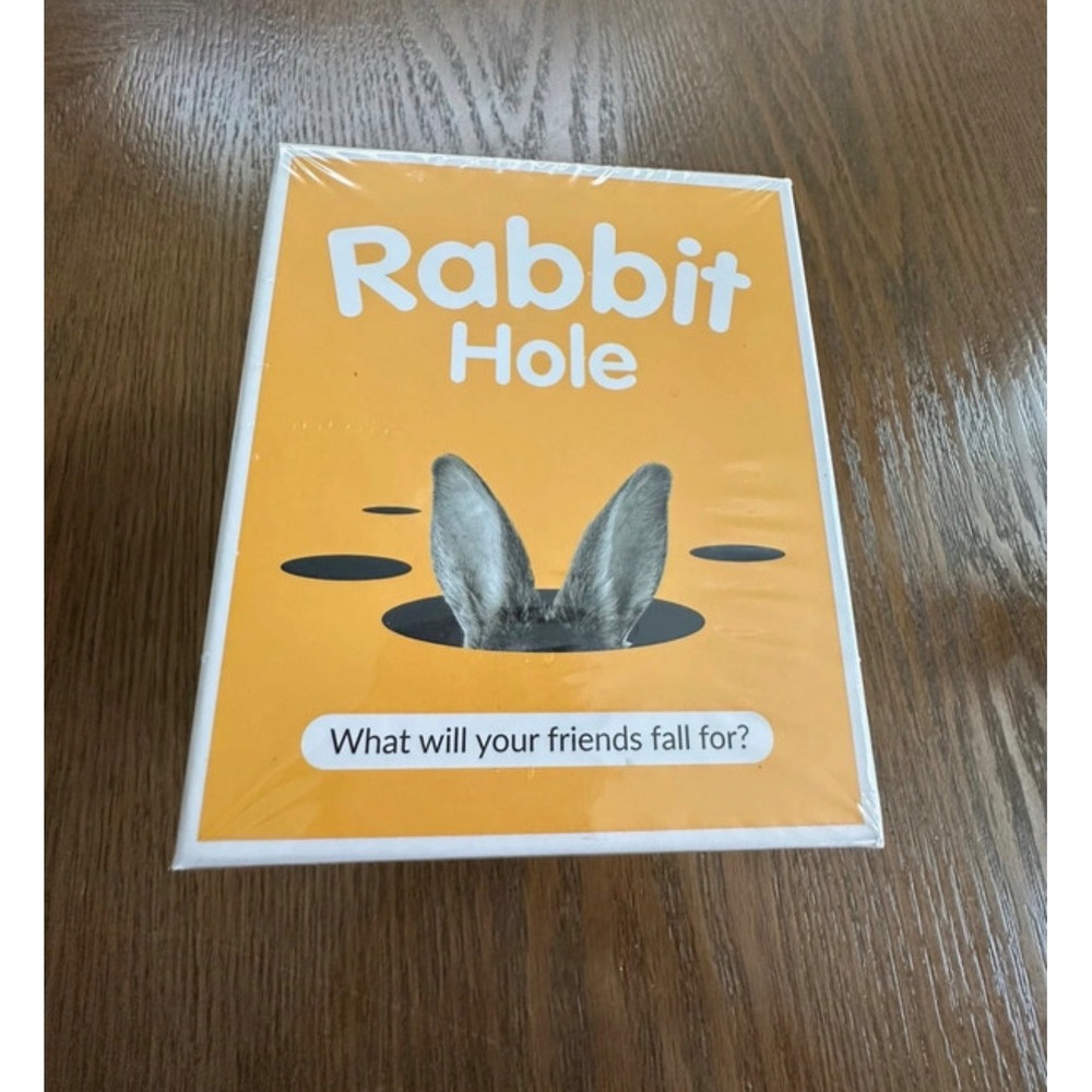Rabbit Hole Card Game by Dyce New Sealed Party Game for 3+ Players Ages 10+